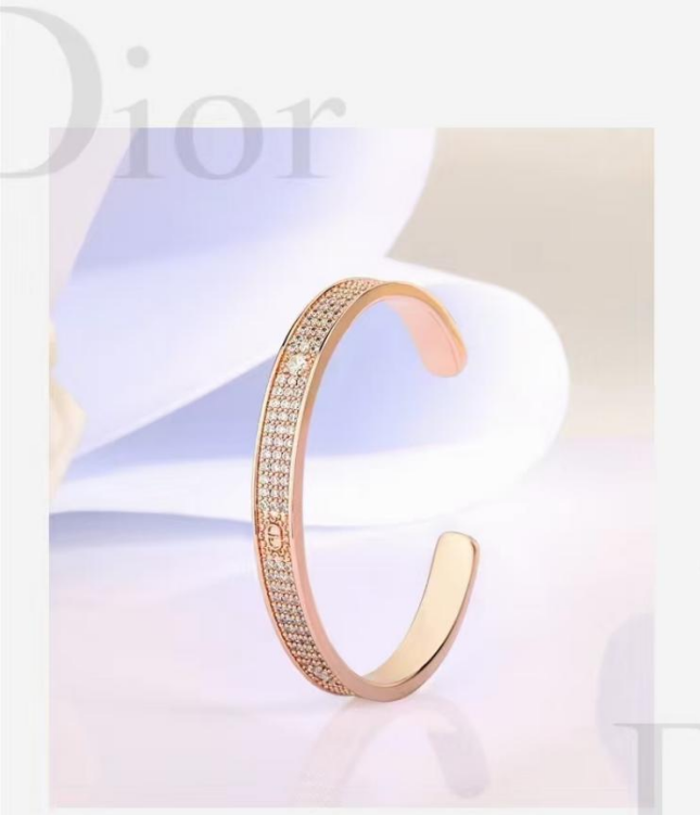 DIOR 迪奥限量款 玫瑰金手镯
